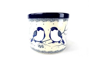 D52 Bunzlau Bloemen- kruidenpot  U4830 Lepelpot, utensil, kruidenpot